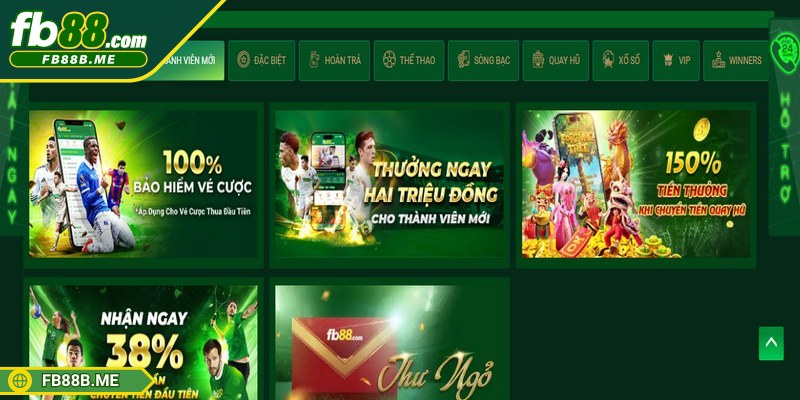Khuyến mãi FB88 cơ hội vàng để anh em gia tăng nguồn vốn