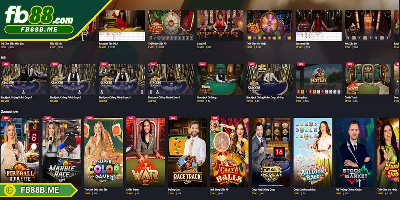 Gameshow ngập tràn trò chơi mới mẻ độc đáo